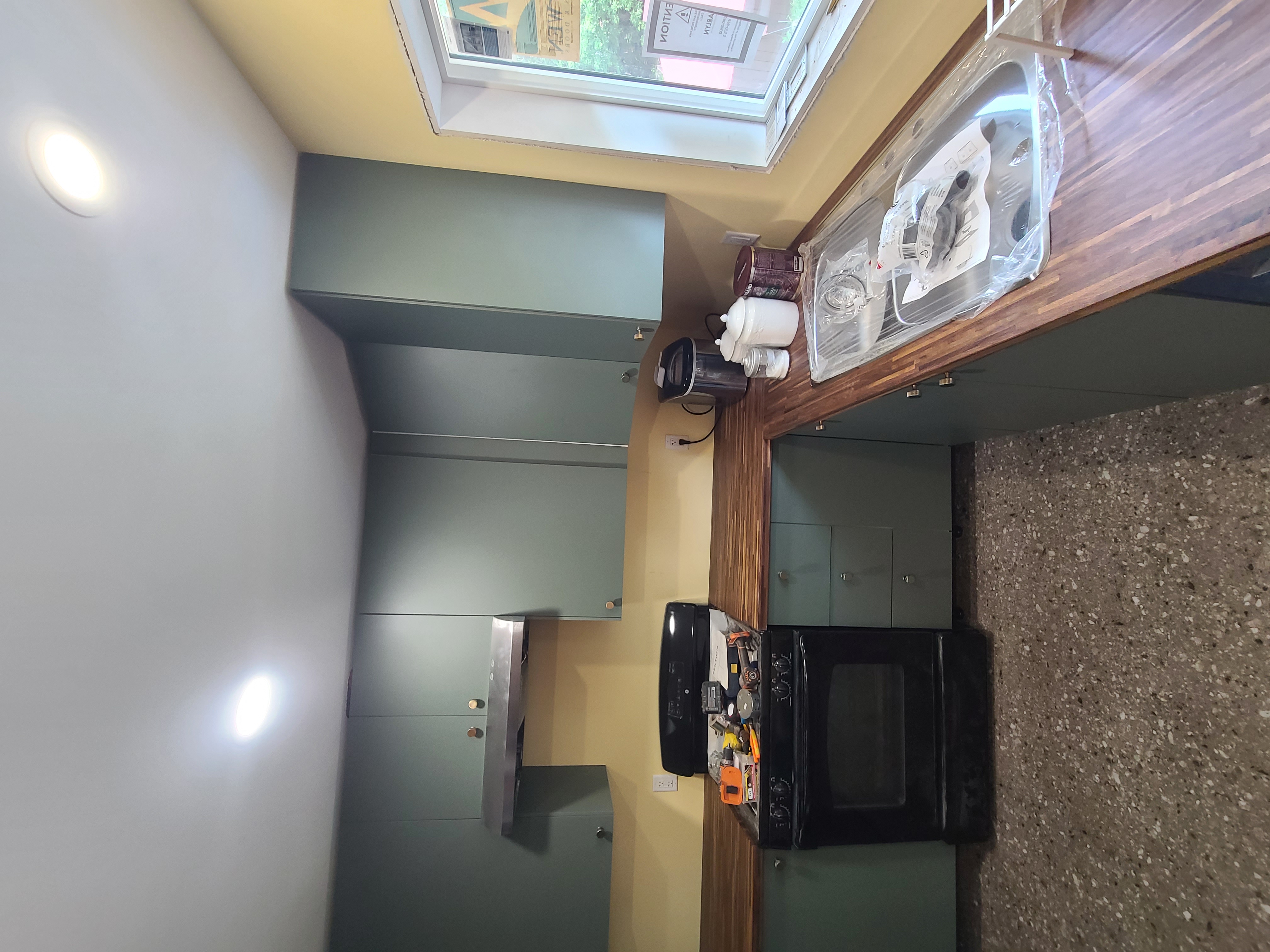 New Green Kitchen - After